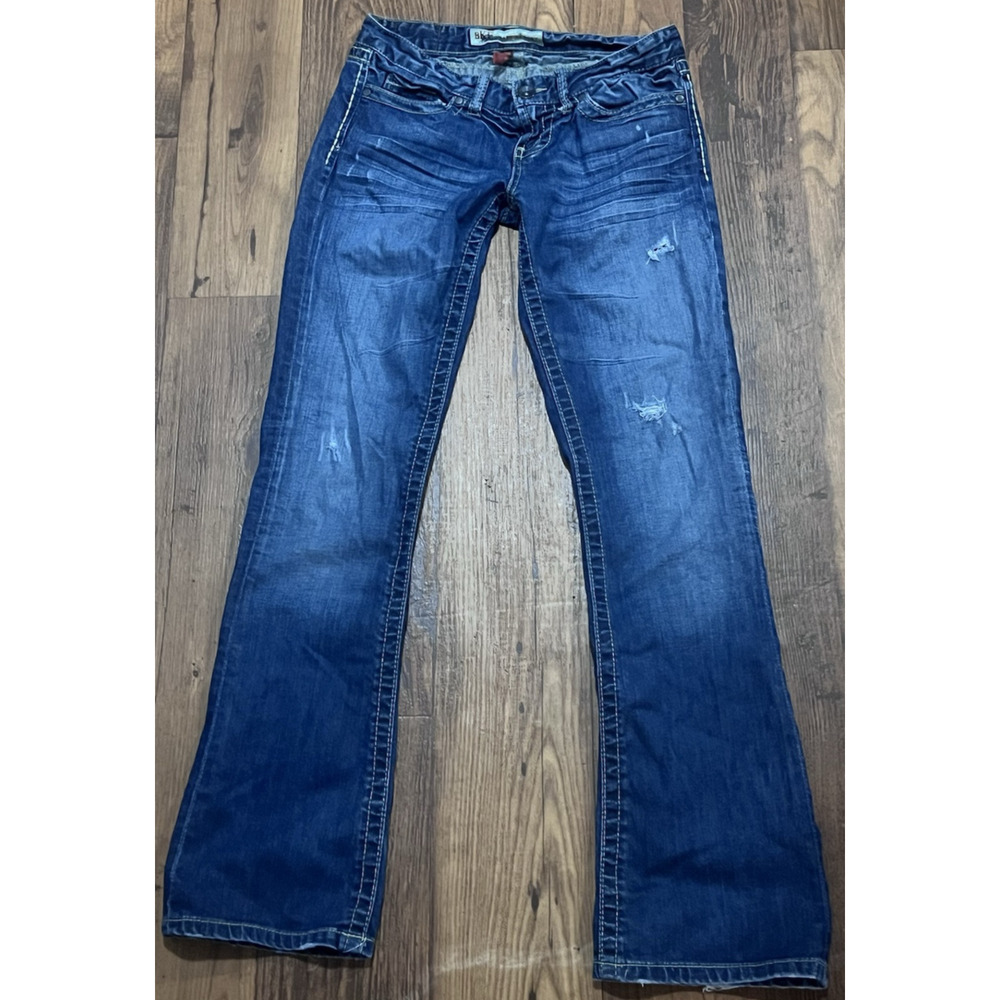BKE Women’s Sabrina Mid Rise Regular Fit Boot Cut Jeans Sz 26 x 31.5 Stretch